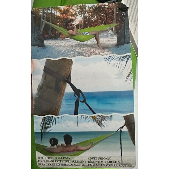 2 person Travel Hammock - Easy to take to the beach/camping/travel - NWT - Picture 3 of 7